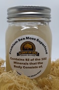 St. Lucian Wildcrafted Organic Sea Moss Gel- Raw