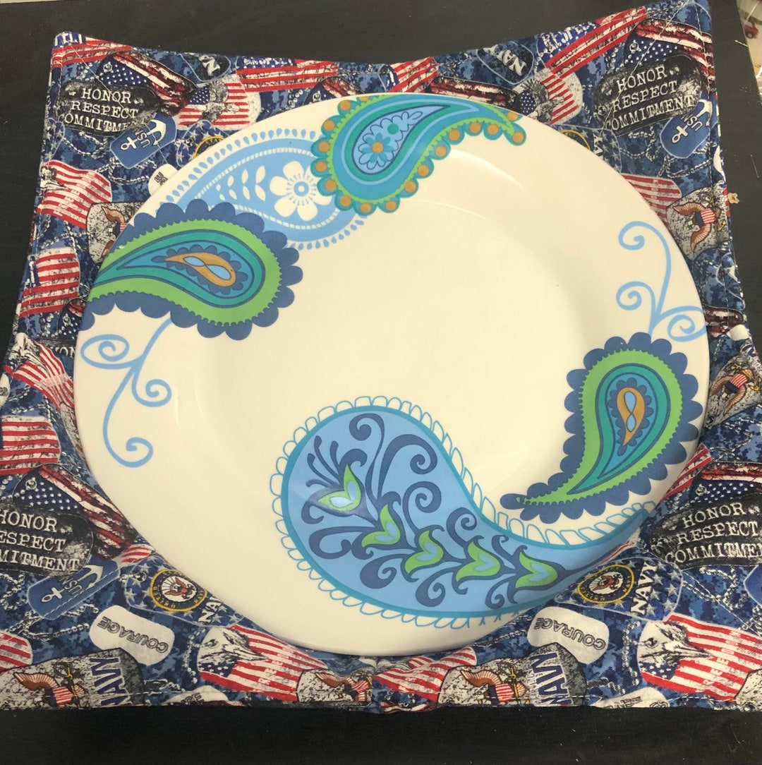 Plate Microwave Cozy Etsy