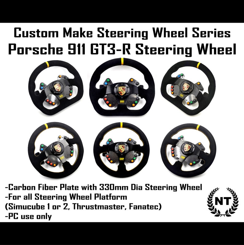 Porsche GT3R Steering Wheel Etsy