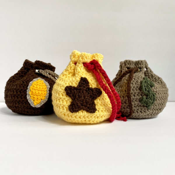 Crochet Pattern: Coin Pouch Dice Bag