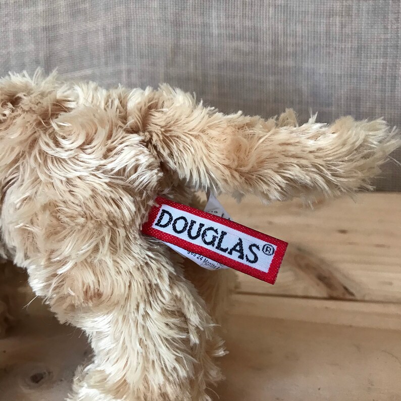 Vintage Labrador Retriever Plush Dog Plushie Toy Standing Cute Golden Retreiver Puppy Douglas Stuffed Animal Gift Baby Shower Nursery Decor