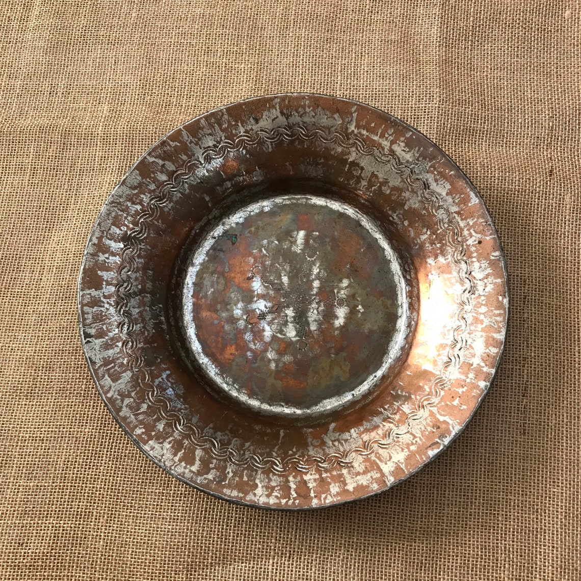 Vintage Solid Copper Bowl Turkey Made by Houston International Etsy