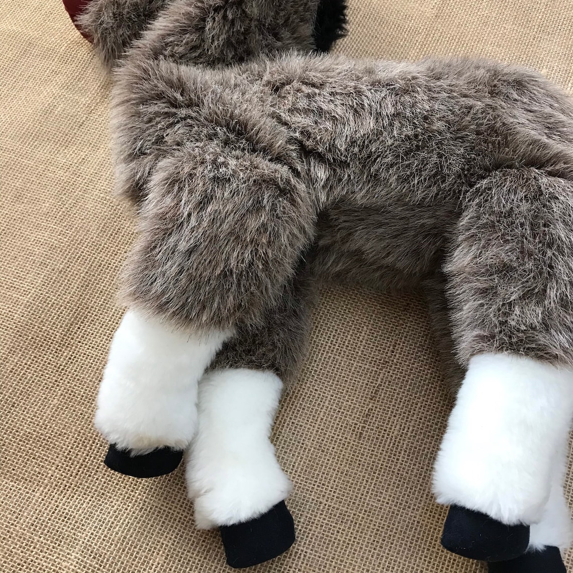 Large Plush Donkey Plushie Stuffed Animal Animated Kids Etsy