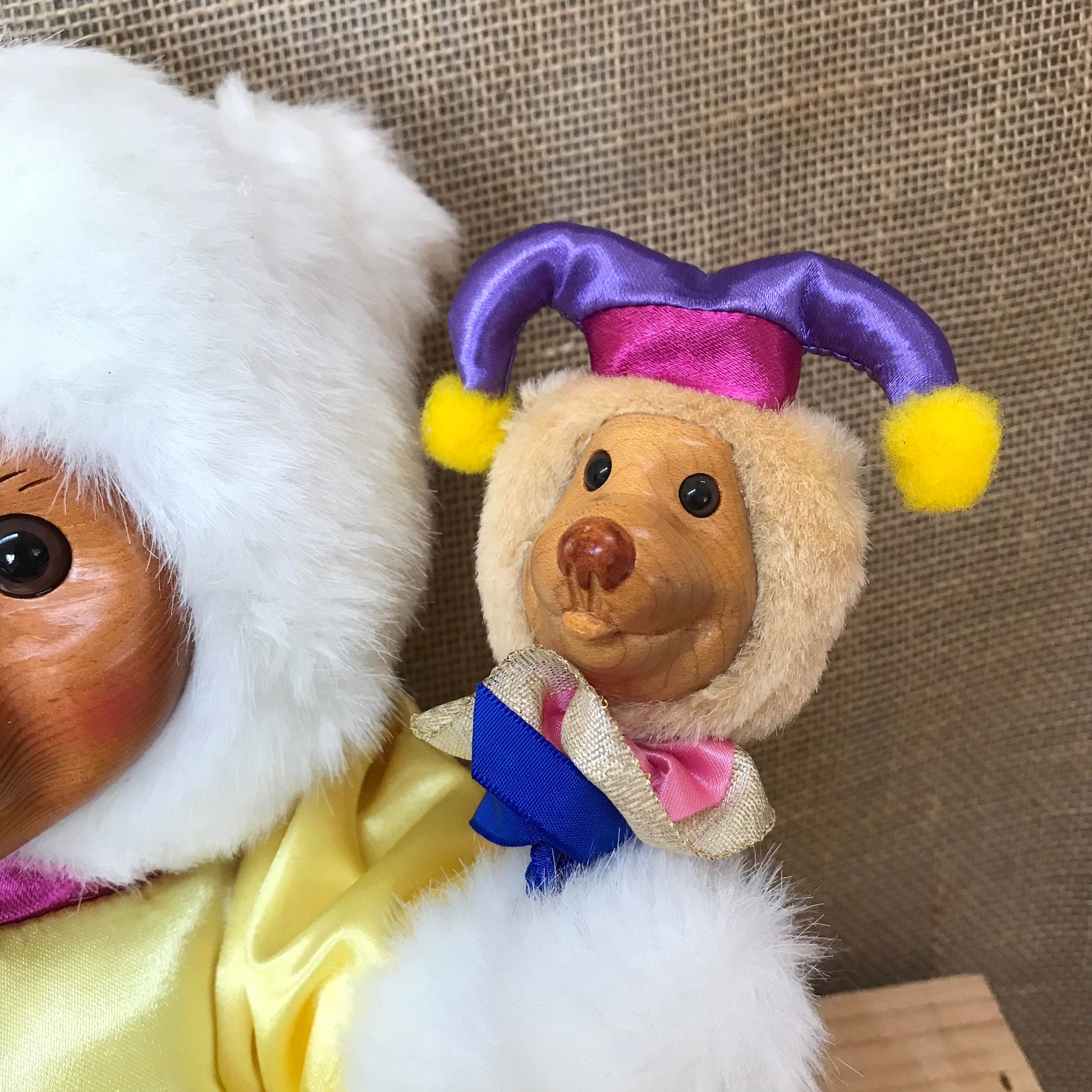 RARE Robert Raikes Jester Teddy Bear Clown With Mini Bear Etsy