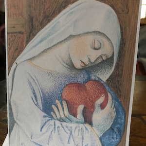 Tarjeta de felicitación en blanco, Abrazo de corazón, Reconfortante, Impresión artística poco convencional, Medieval, Día de San Valentín de Galentines, Simpatía amable, Tierna, Larga distancia