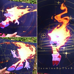Super Sonic Celestial Gold Foil Prints