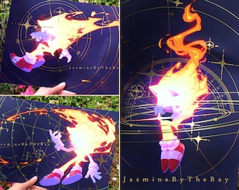 Super Sonic Celestial Gold Foil Prints
