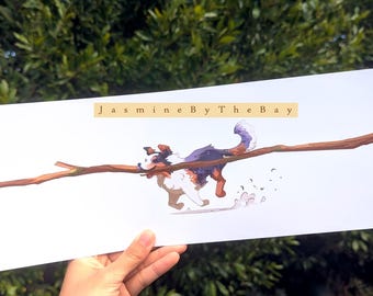 Loooooong Stick Print