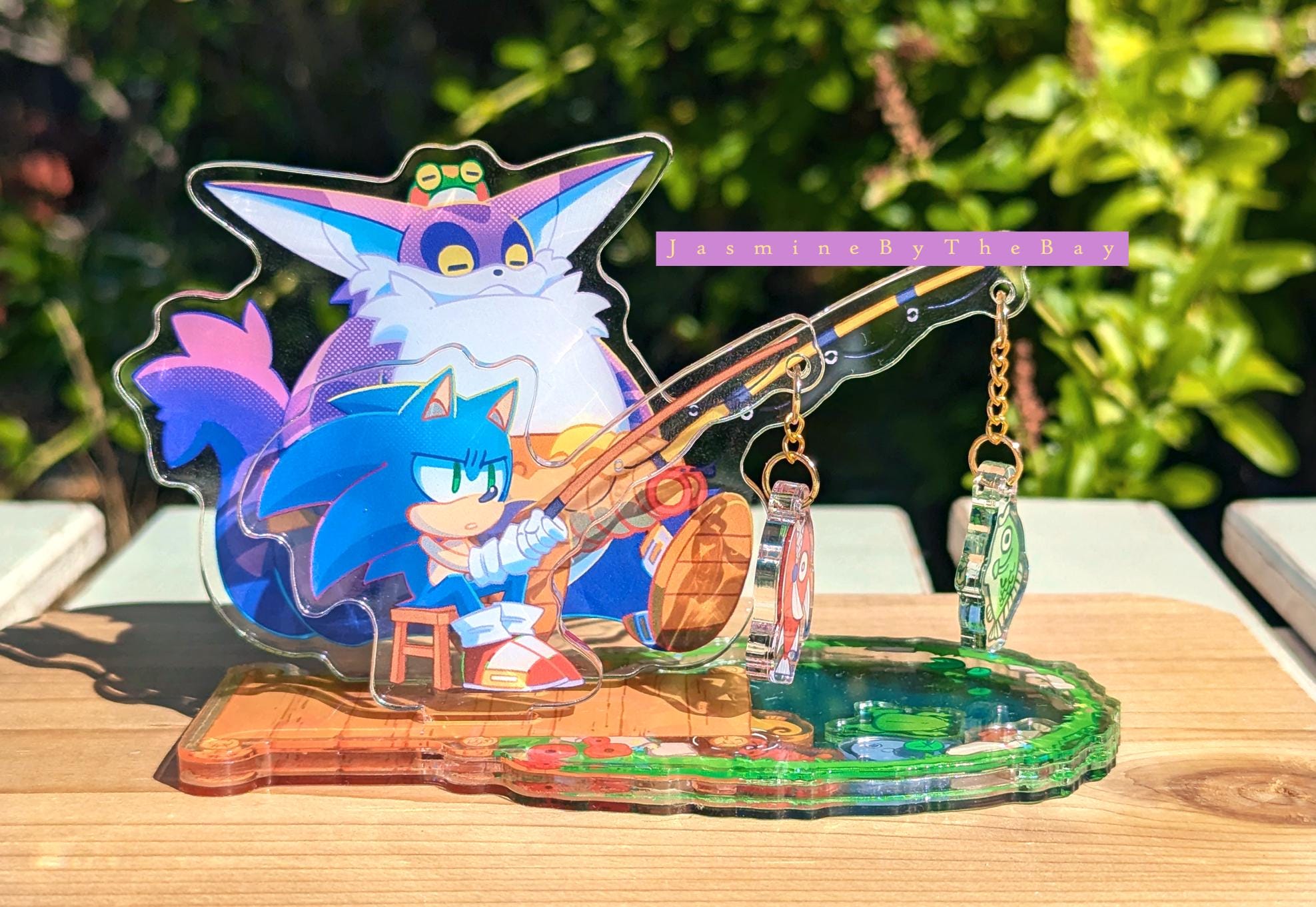 Sonic and Big Fishing Shaker Standee