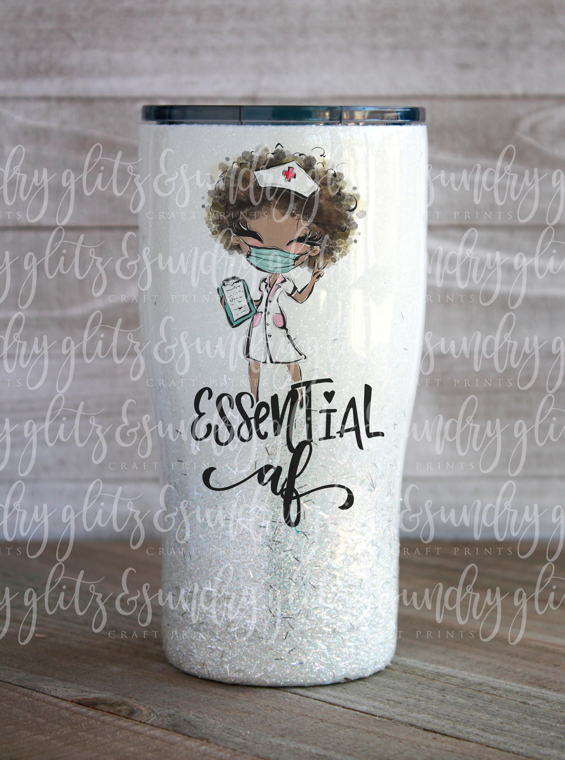 Clear Waterslide Decal for Tumblers Essential AF Waterslide Etsy