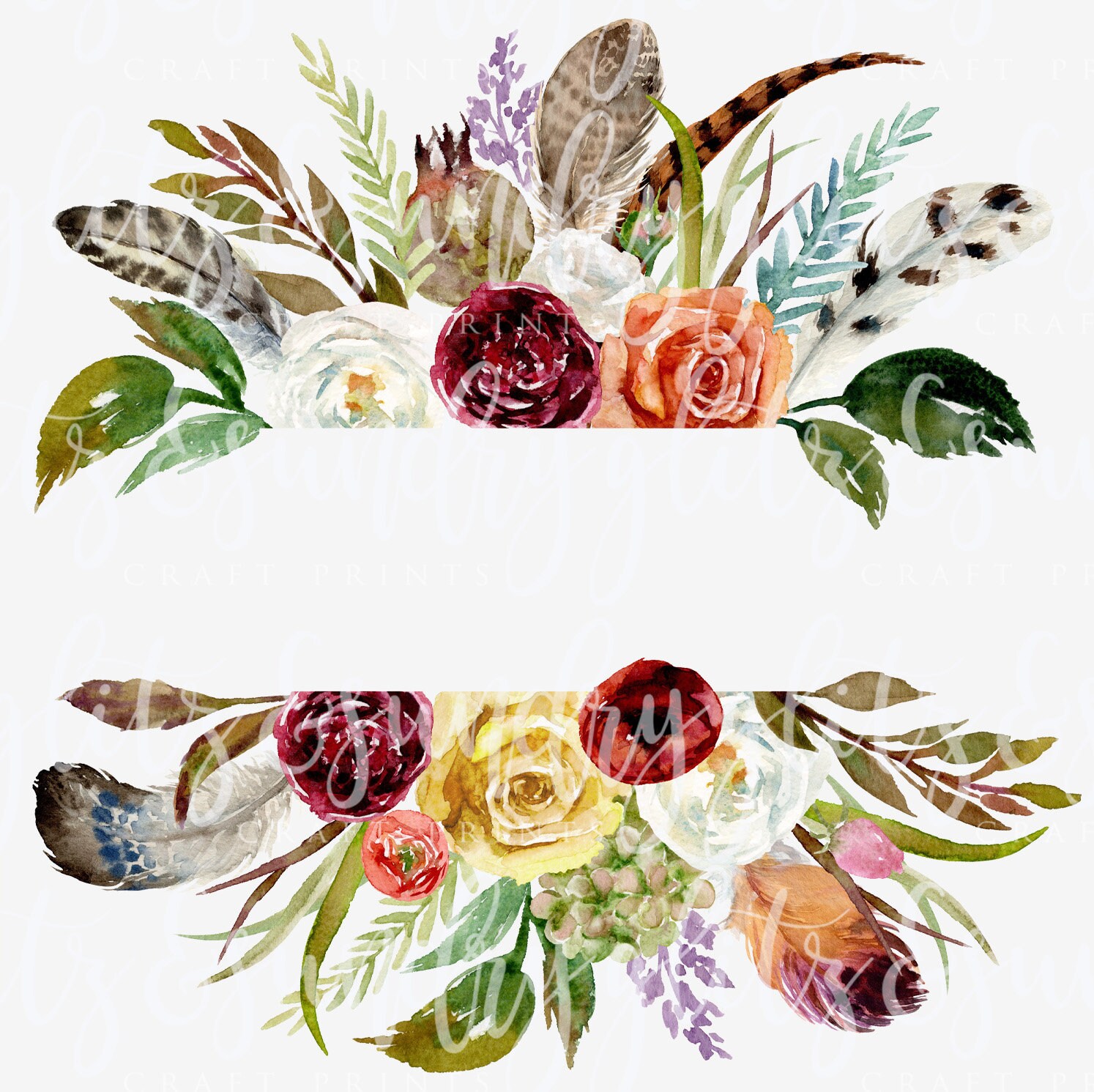 Clear Waterslide Decal for Tumblers Flower Waterslide Decal Etsy