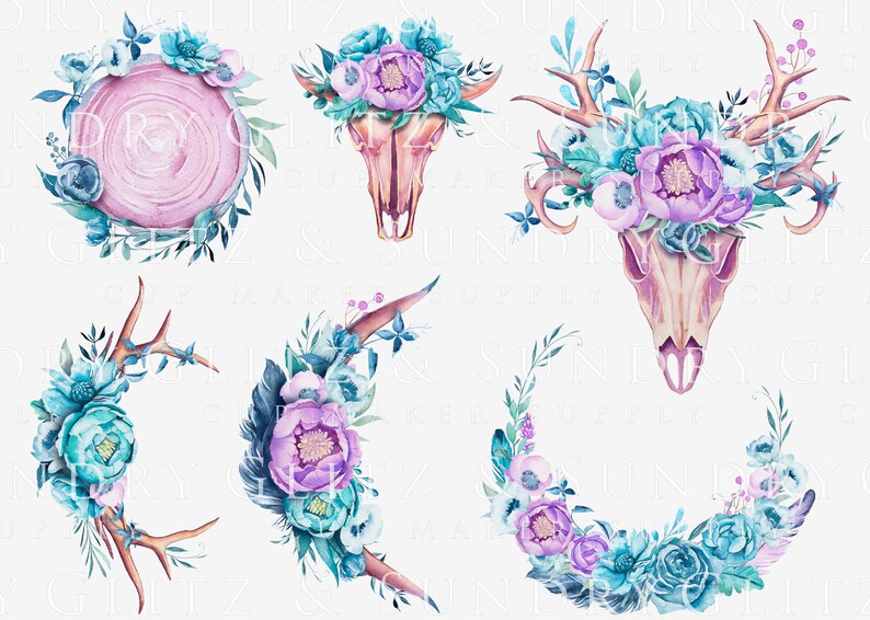 Clear Waterslide Decals for Tumblers Full Sheet Waterslide Etsy