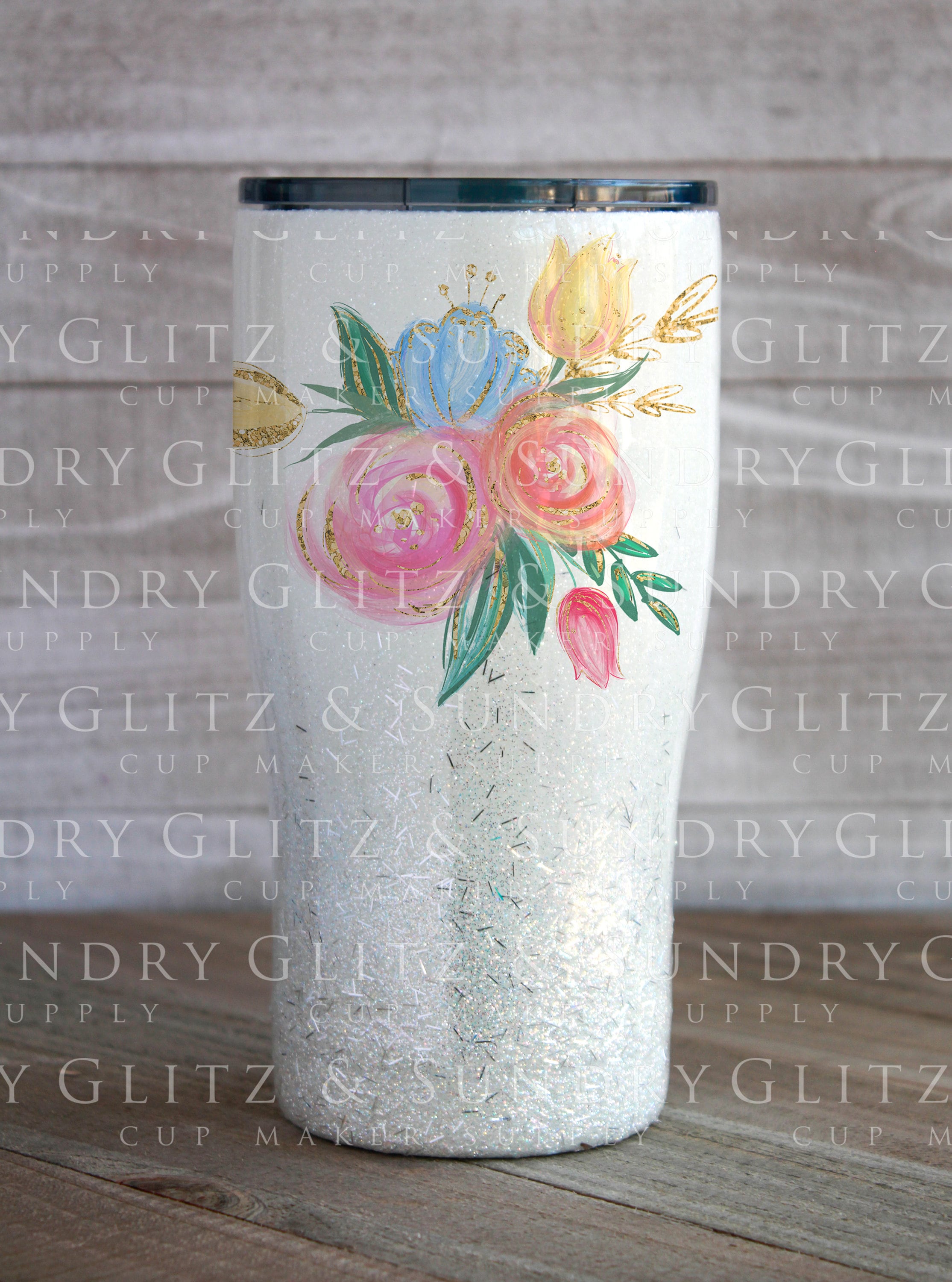 Clear Waterslide Decal for Tumblers Flower Waterslide Decal Etsy