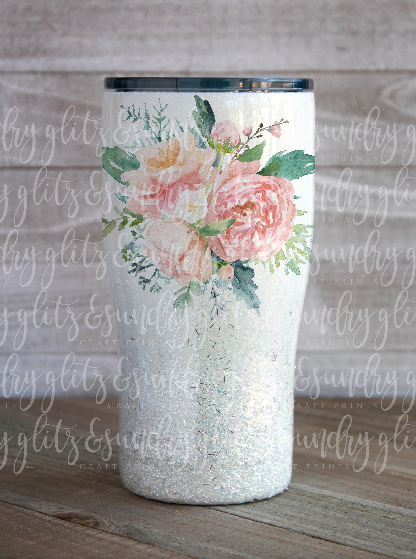 Clear Waterslide Decal for Tumblers Flower Waterslide Decal Etsy