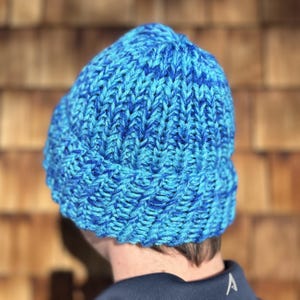 Handmade Multicolor Knit Beanie / Hat