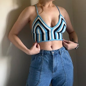 Pre-Made Retro Stripes Top