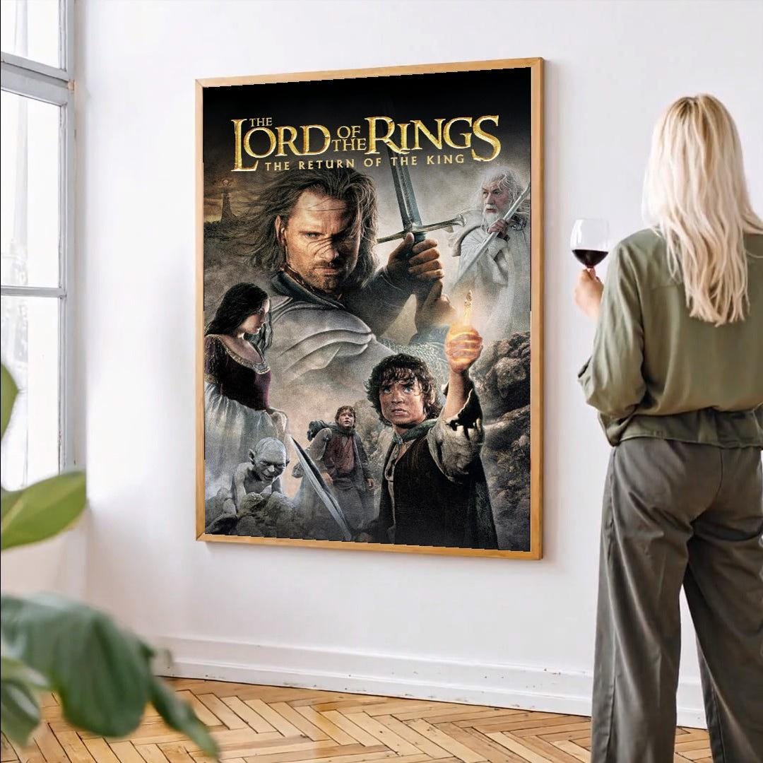 The Lord of the Rings the Return of the King 2003 Poster - Etsy