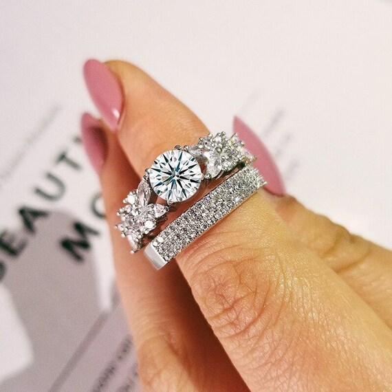 Best cz hotsell wedding sets