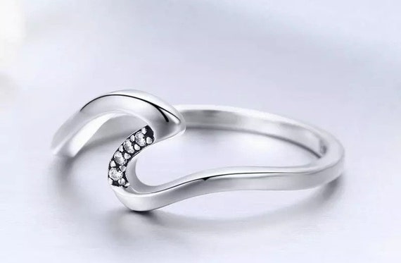 S925 Sterling Silver Rings for Women Fashion Love Geometry