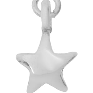 Lola Sterling Silver Star Charm Pendant Necklace