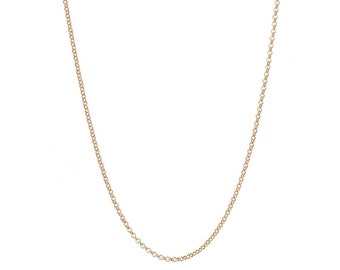 24"/61cm Gold Plated Link Chain Pendant Necklace