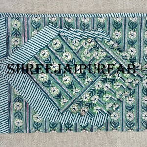 100%  cotton table cover Dinning Table Cover ,Hand Block Print Tablecloth, Indian  Hand Block Print Table Cover ,Classical Table cover