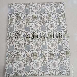 Hand Block Printed Cotton Dohar: Reversible Indian Quilt Bedspread