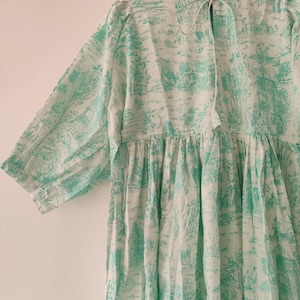 Block Print Midi Dress, Mini Dress,New Block Print Dress, Deep Neck with string closer