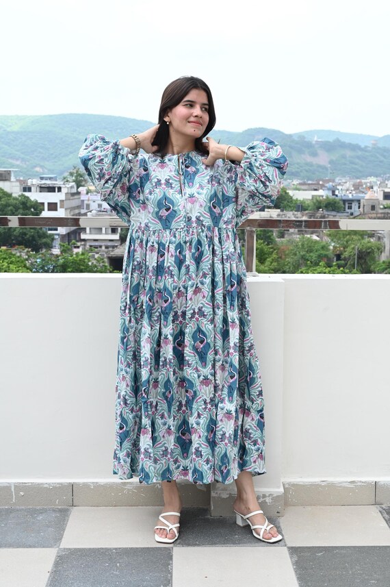 white christmas dresses Hot Pink Cotton Gauze Button Down Midi Dress Small main image 1