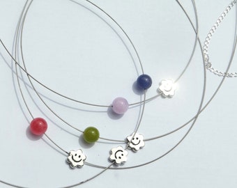 Good Morning Necklace, Smile Flower Necklace Simple