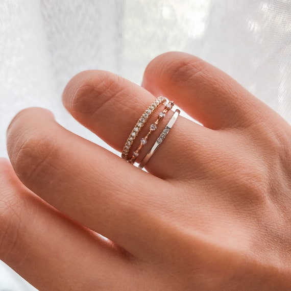 Petite diamond distance band deals