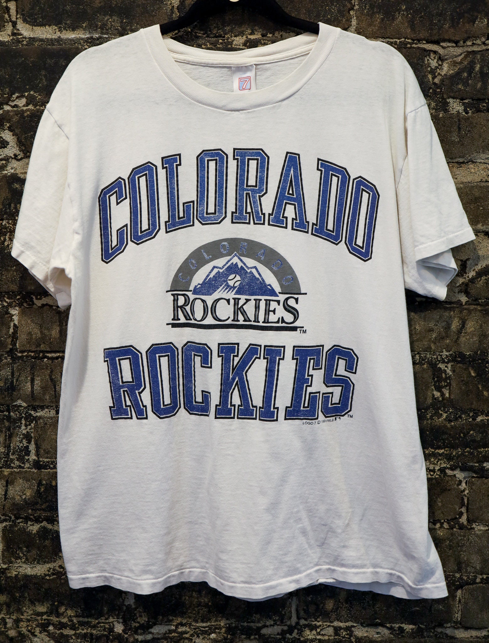 1991 Colorado Rockies T-shirt//mlb//vintage 
