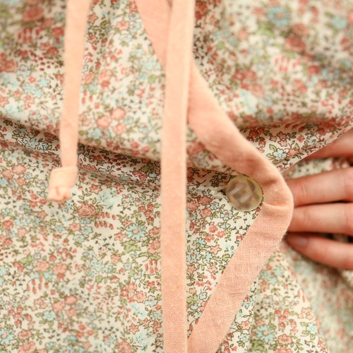 1960s Floral Western shops Matching Shirt & Skirt Set//Vintage Country//Saloon Girl//Handmade Pioneer Set