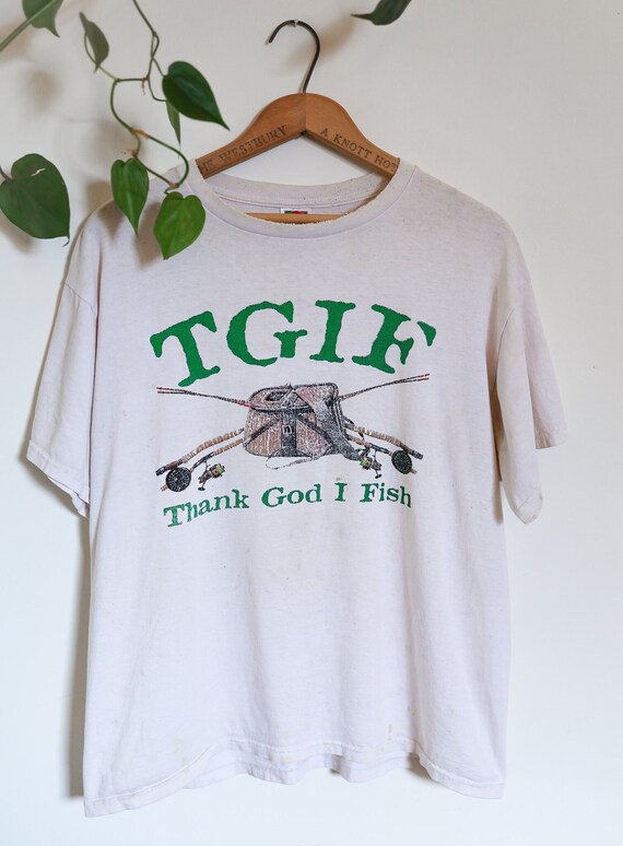  T.G.I.F. shirt Thank God I fish shirt funny fishing T