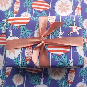 Christmas Wrapping Paper Sheets with tags, Christmas Gift Wrapping, Eco Friendly Gift Wrap, Plastic Free Gift Wrap UK image 9