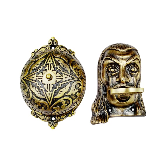 Akatva Vintage Twist Bell With Key Plate Ring Chime Doorbell Chime