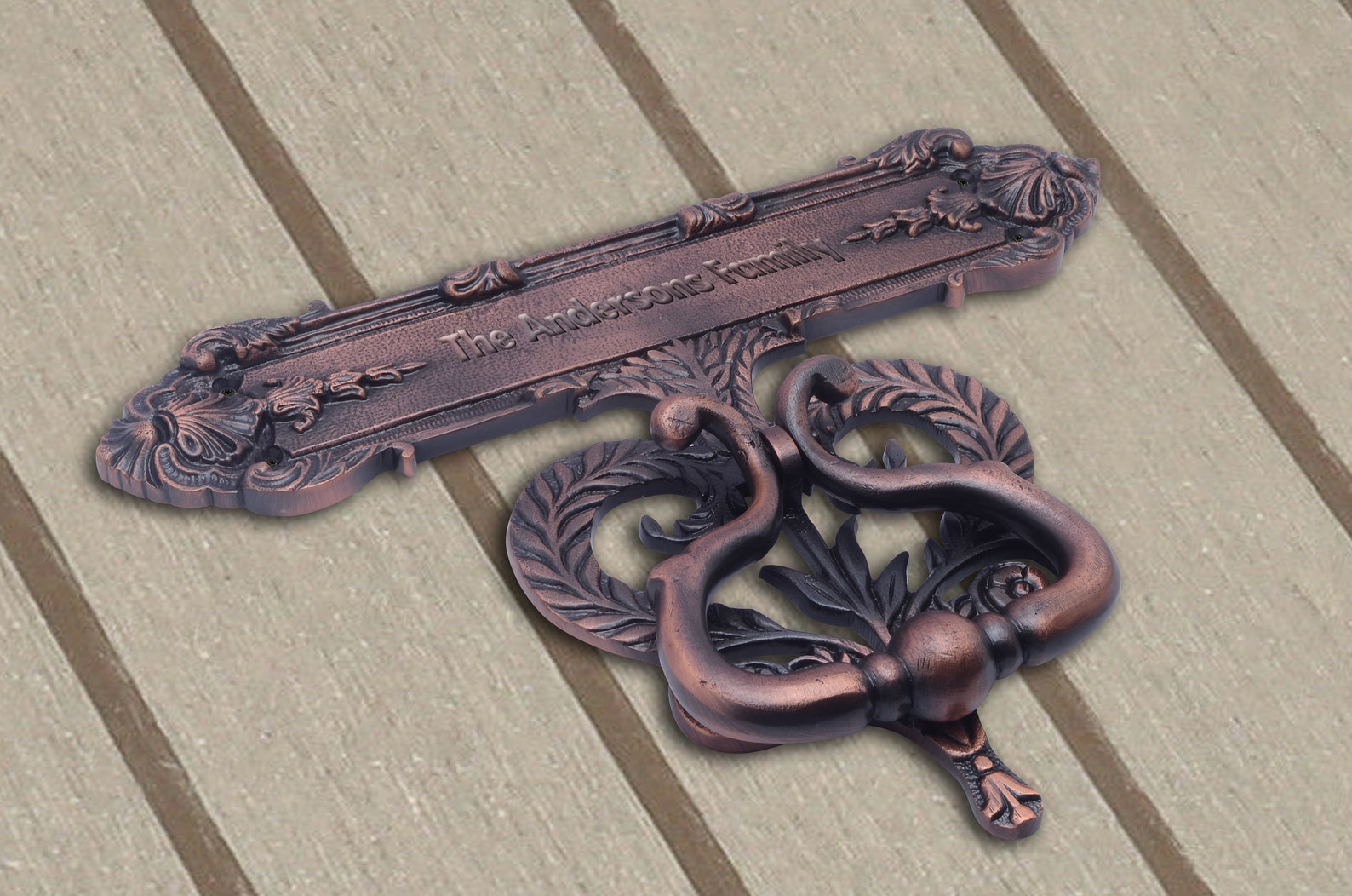 Custom Door Knocker Brass Door Knocker New Home Gift Etsy