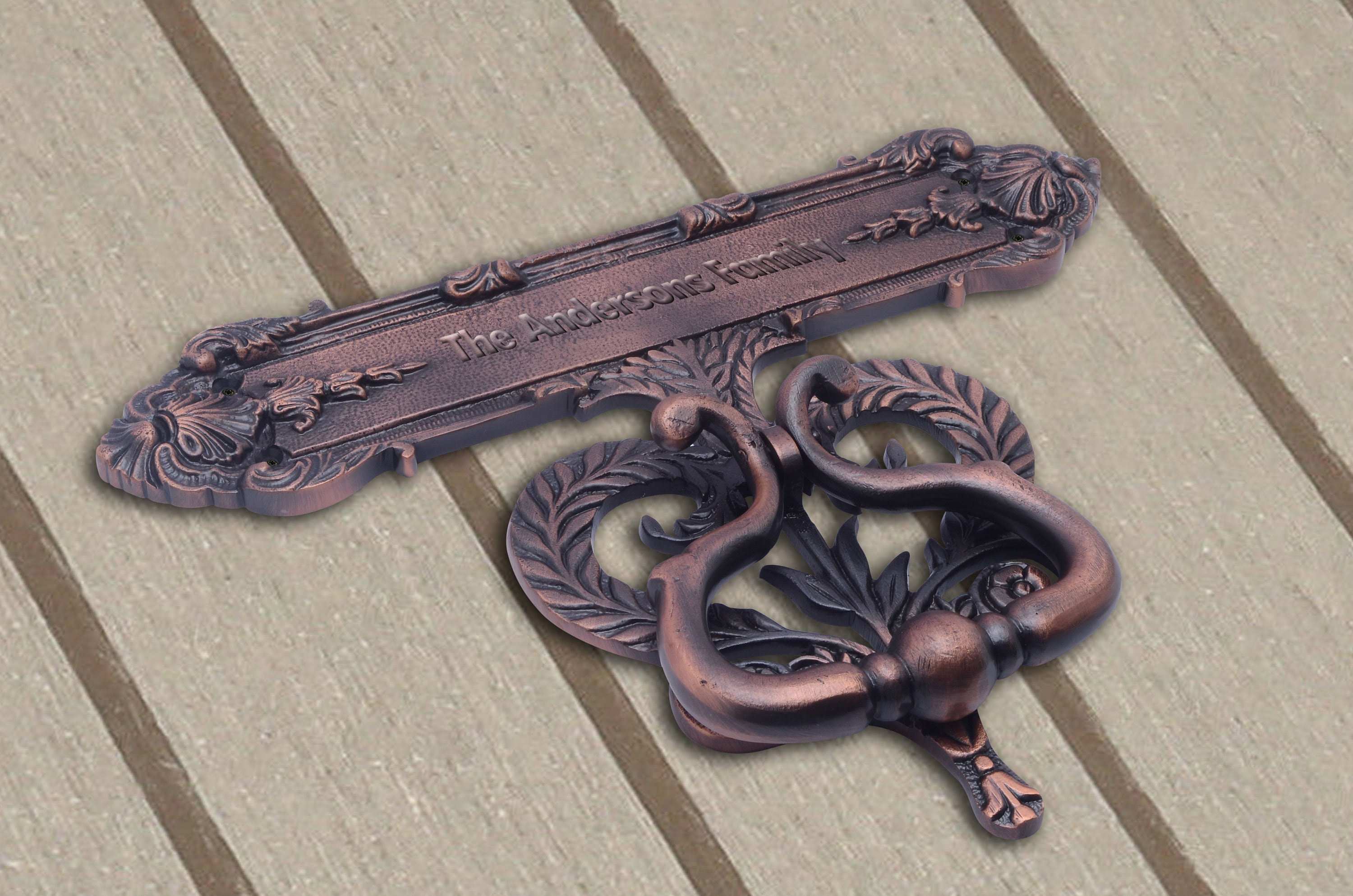 Custom Door Knocker Brass Door Knocker New Home Gift Etsy