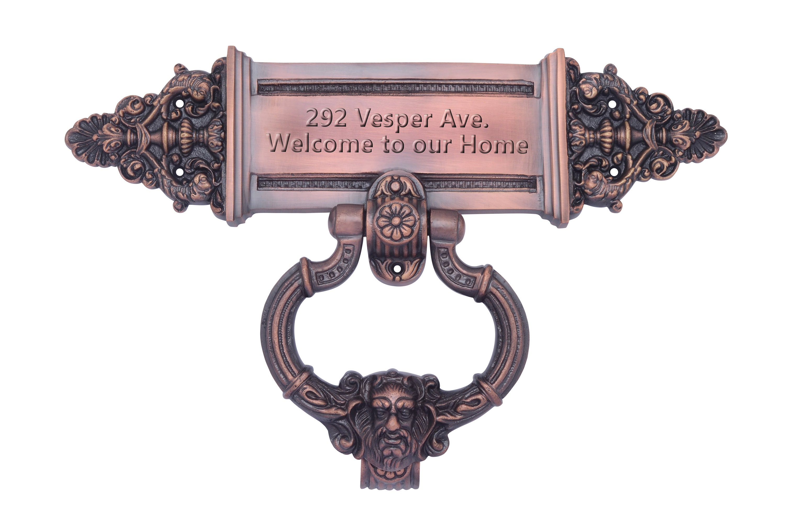 custom-door-knocker-brass-door-knocker-new-home-gift-etsy