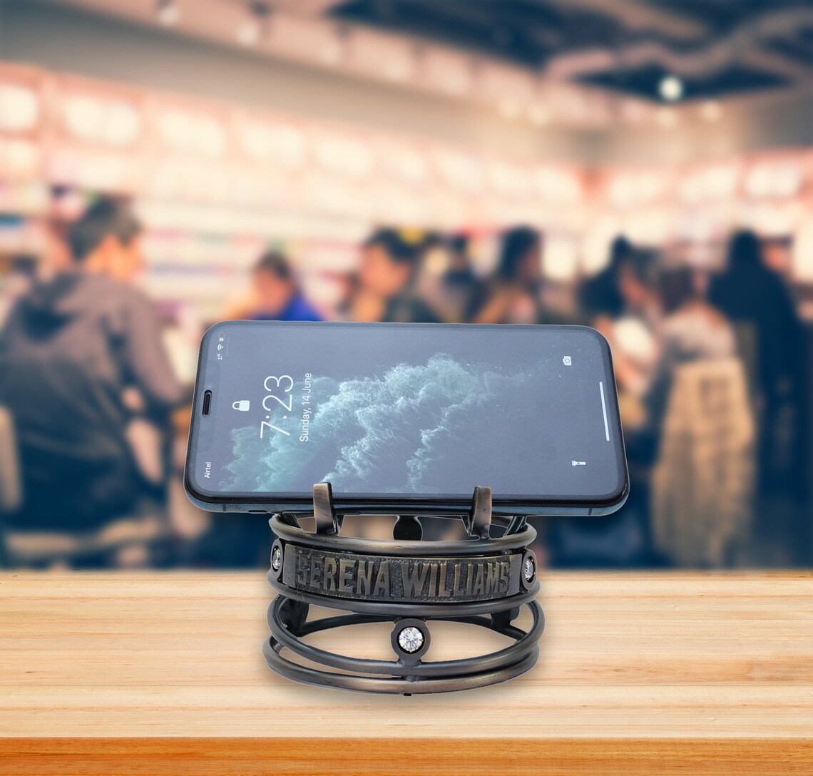 Handmade Custom Name Engraved Cell Phone Stand Phone Docking Etsy