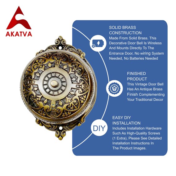 Ring doorbell best sale brass