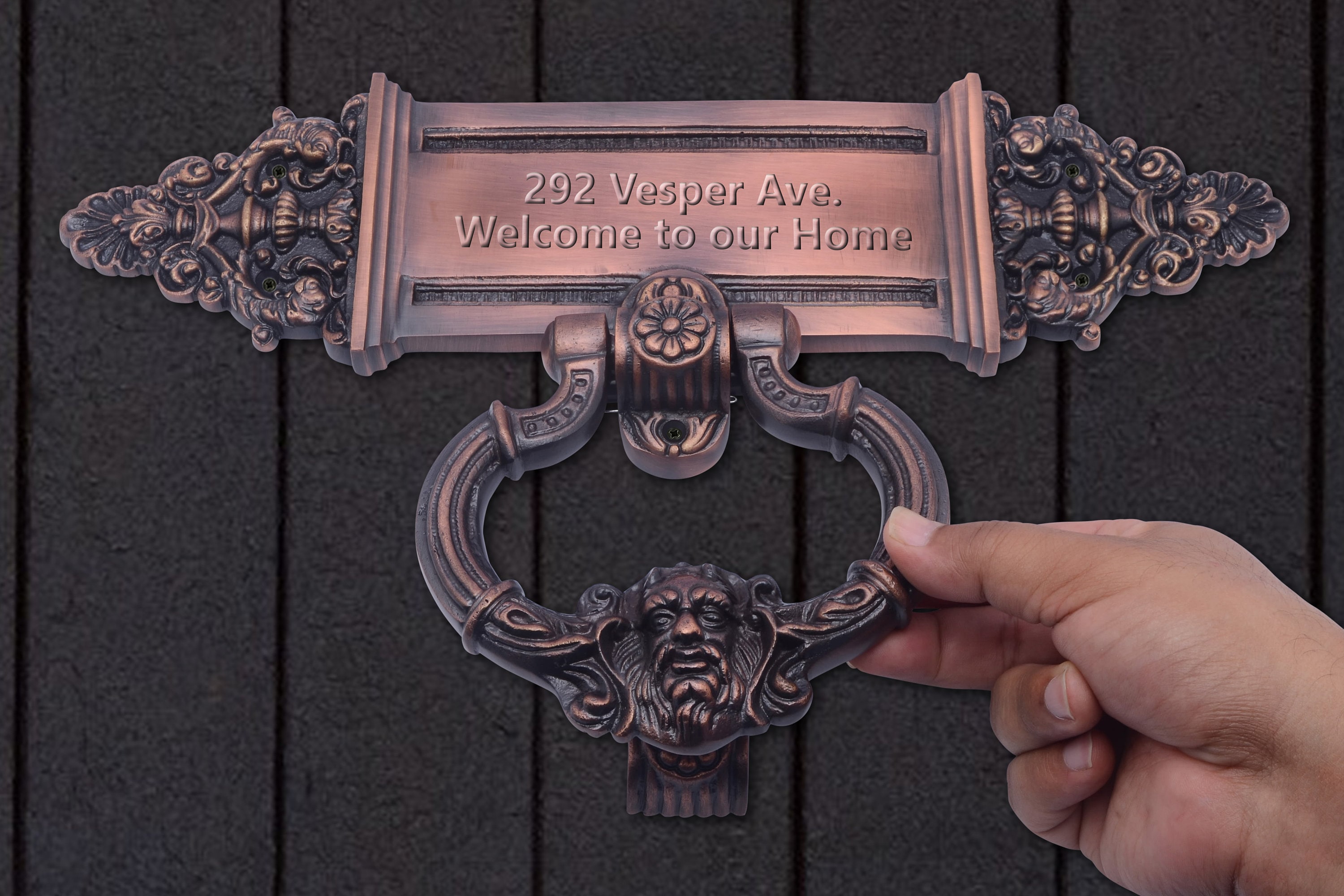 Custom Door Knocker Brass Door Knocker New Home Gift Etsy