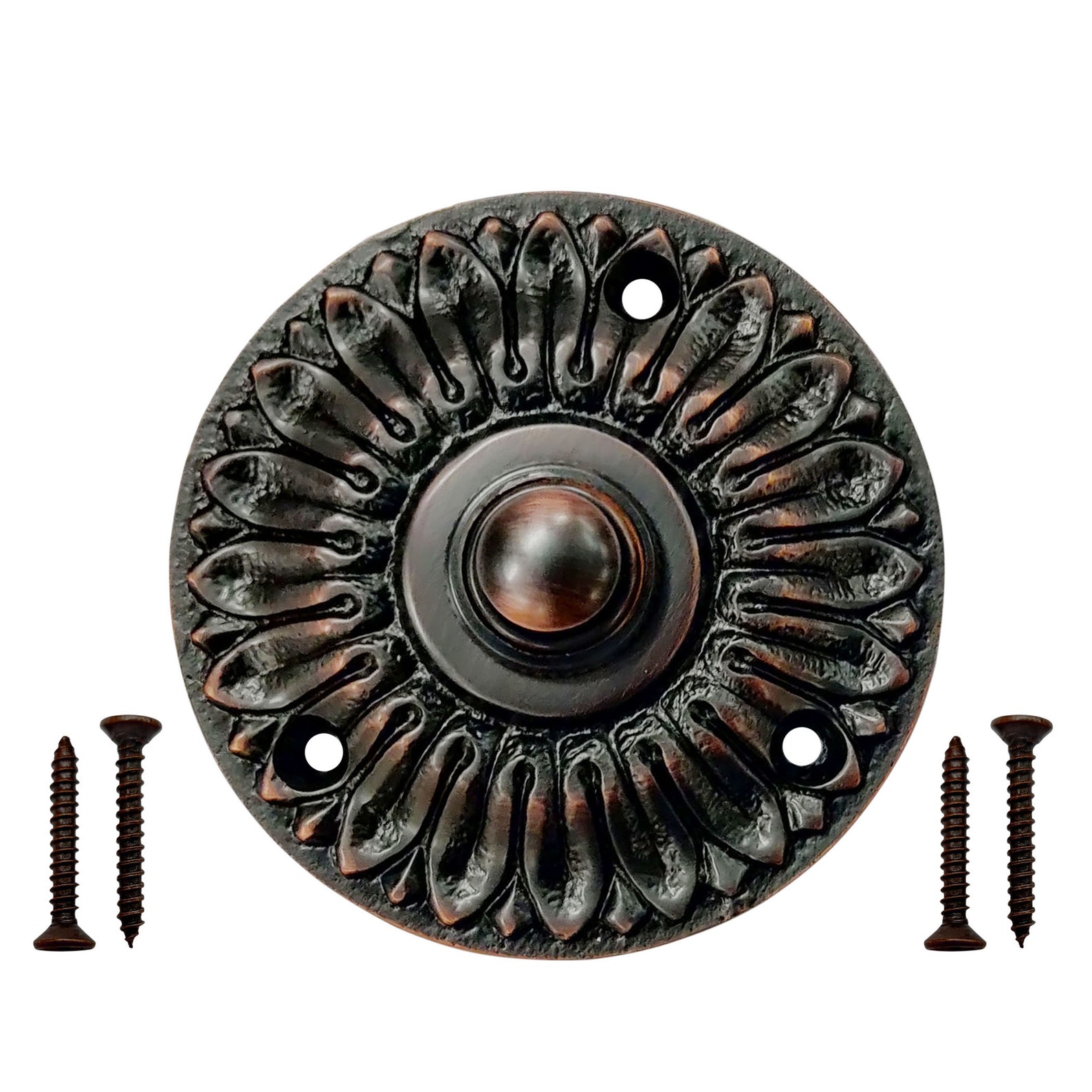 Akatva Decorative Doorbell Button – Finest Bell Push Button – Easy to ...