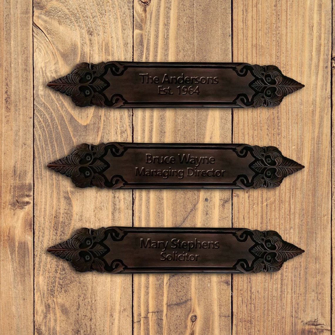 Custom Door Name Plaque Door Plaque Handmade Custom Door Etsy