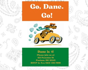 Go, Dog. Go! Digital Birthday Invite