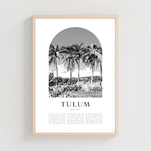 Tulum Travel Poster, Tulum Print, Tulum Wall Art, Travel Print, Mexico City Art, Tulum Gift, Mexico Decor | NA196M