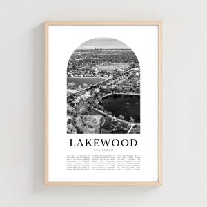 Lakewood Travel Poster, Lakewood Print, Lakewood Wall Art, Travel Print, Colorado City Art, Lakewood Gift, Colorado Decor | US173M
