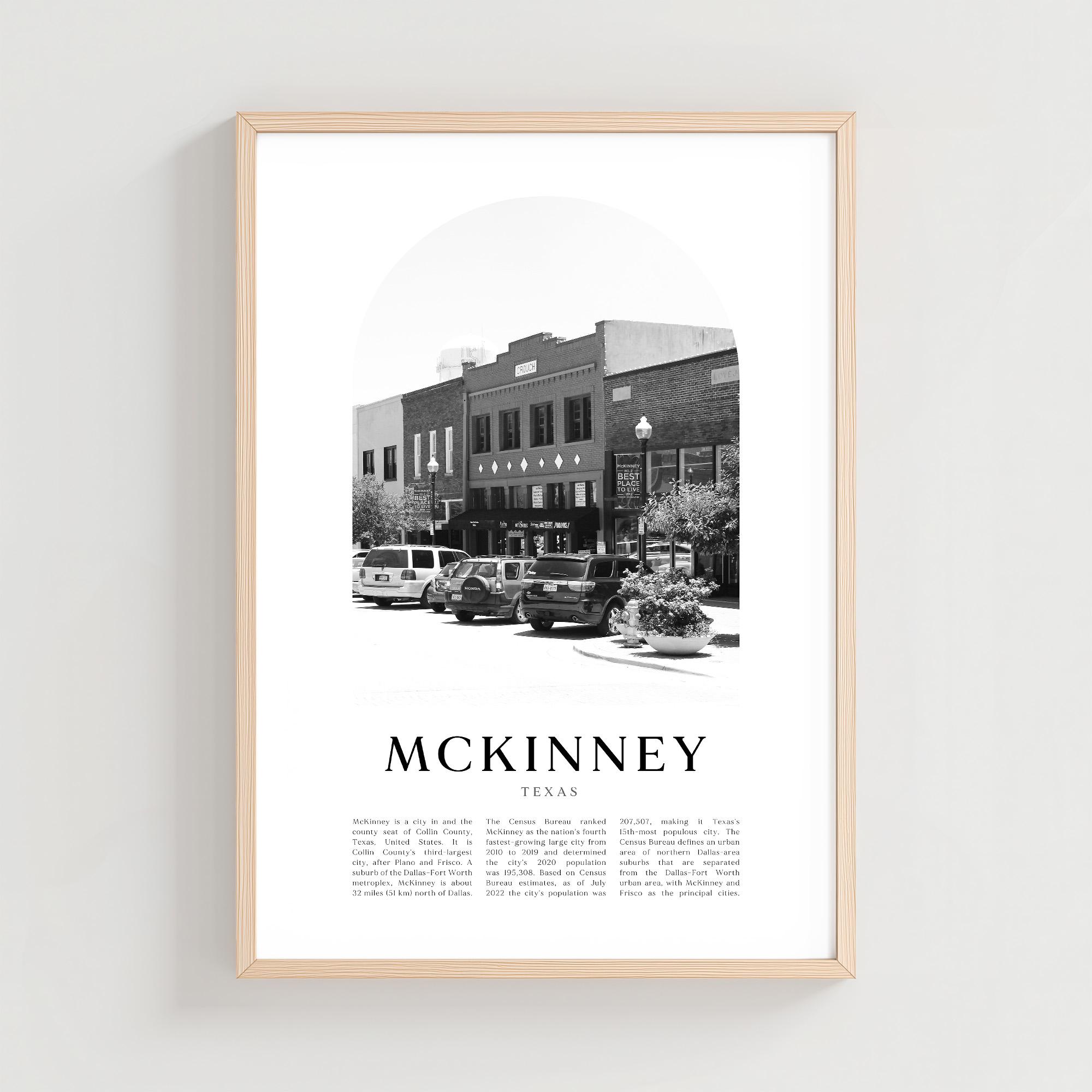 Mckinney Map Vintage - Etsy
