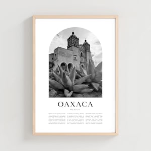 Oaxaca Travel Poster, Oaxaca Print, Oaxaca Wall Art, Travel Print, Mexico City Art, Oaxaca Gift, Mexico Decor | NA201M