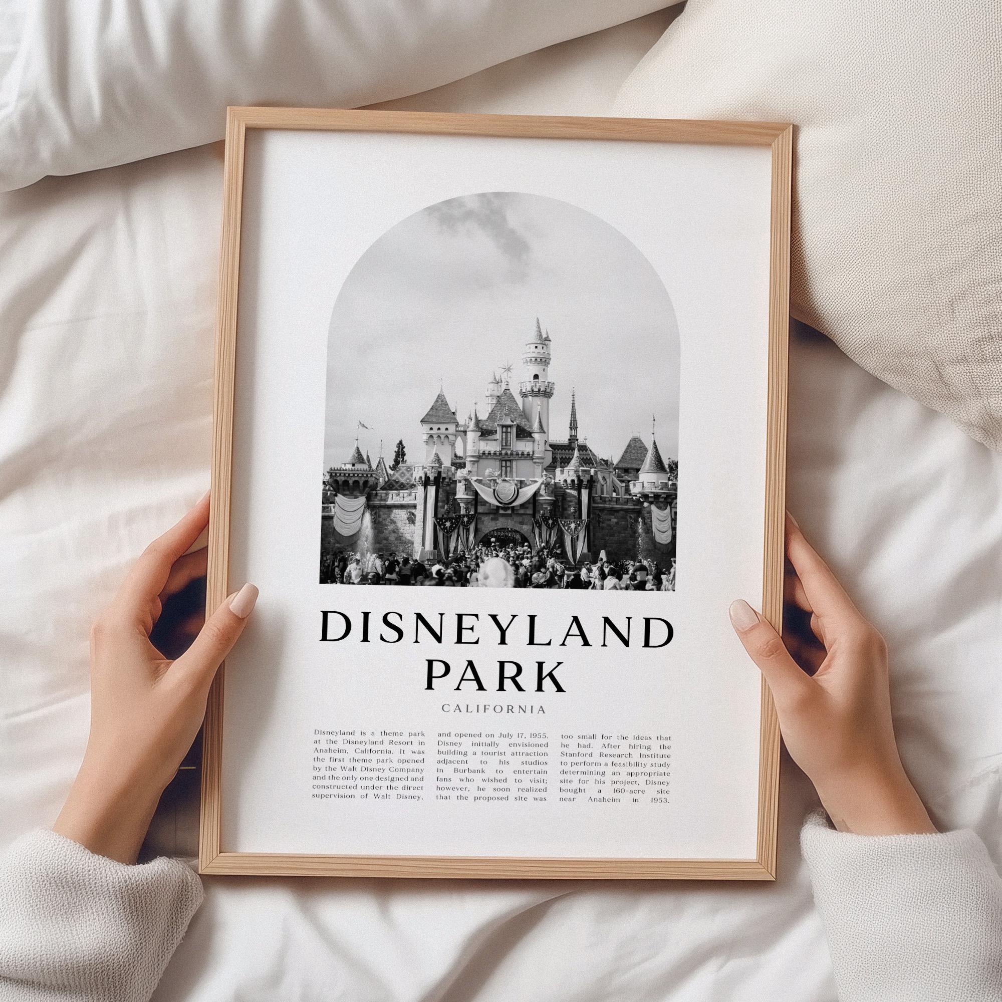 ディズニーランドパーク旅行ポスター、ディズニーランドプリント